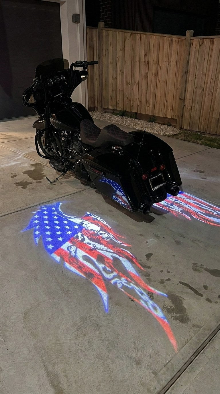 IronWing motorcycle projector light